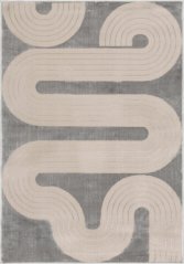 Kusový koberec FD Soft Shrink Roads P Popolavý