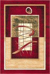 Kusový koberec Atlas 5118B Červený