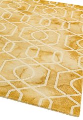 Kusový koberec Fresco Žltý