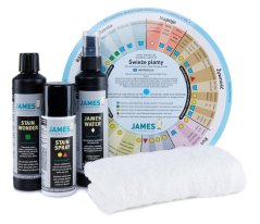 Bau Tec James balíček – tri produkty (Sprej na škvrny, Zázračný odstraňovač škvŕn, Voda) balíček