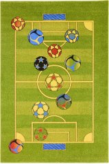 Kusový koberec Weltom Weliro Štadión Zelený