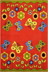 Kusový koberec Weltom Weliro Záhon Terakotový