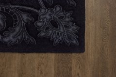 Kusový koberec Agnella Opal Marie Čierny (s lemom)