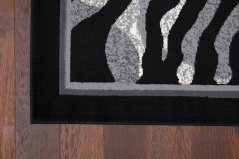 Kusový koberec Cheap 6601C Čierny