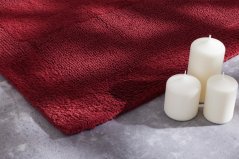 Kúpeľňový koberček Javo Cotton Bordový