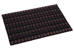 Rohožka Hamat Quadro Scrape 006 Hnedá