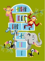 Kusový koberec Agnella Funky Top Tom Limetkovo