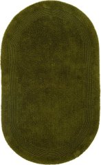 Kúpeľňový koberček Keno Elips Olivový B04