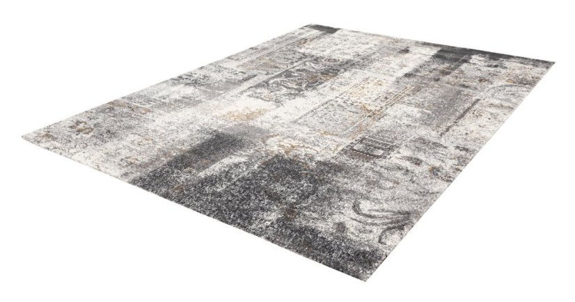 Kusový koberec Agnella Lush Sewing Popolavý (s lemom)