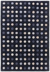 Kusový koberec Dotty Modrý