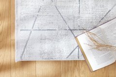 Kusový koberec AR Luna Net Sivý