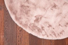 Kusový koberec Angelo Ružový (kruhový)