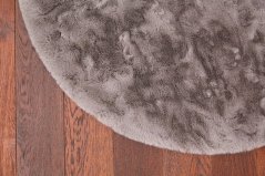 Kusový koberec Angelo Dark Sivý (kruhový)