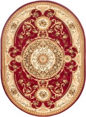 Kusový koberec Yesemek 6548A Červený (oválny)
