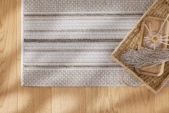 Kusový koberec Šnúrkový AR Adana Tiras Krémový