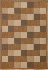 Kusový koberec Šnúrkový AR Adana Chess Béžový