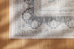 Kusový koberec Split Kráľovský Modrý Hnedý