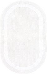 Kúpeľňový koberček Keno Elips Biely B01