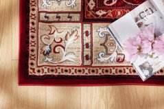 Kusový koberec Dywilan Rich Wiedeński Červený