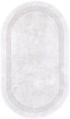 Kúpeľňový koberček Keno Elips Sivý B11