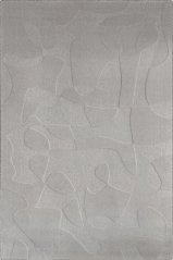 Kusový koberec Agnella Morphic Botanica Sivý