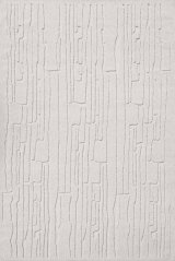 Kusový koberec Agnella Morphic Rifts V Jasny Sivý (s lemom)