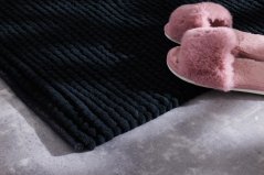 Kúpeľňový koberček Premium Čierny