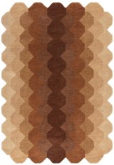 Kusový koberec Hive Rust