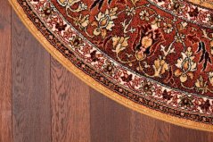 Kusový koberec Agnella Isfahan Leyla Jantárový (oválny)