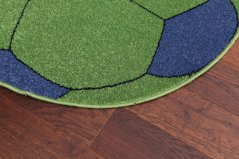 Kusový koberec Weltom Weliro Lopta Zelený (kruhový)