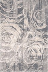 Kusový koberec Agnella Calisia M Ros Antracitový (s lemom)