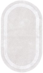 Kúpeľňový koberček Keno Elips Sivý B11