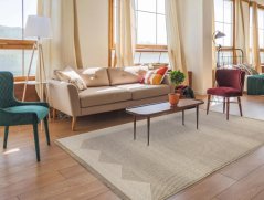 Kusový koberec Agnella Tempo Natural Sera Tmavobéžový (so strapcami)