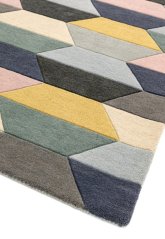 Kusový koberec Funk Honeycomb Pastel