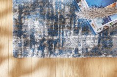 Kusový koberec Agnella Lush Teers Popolavý (s lemom)