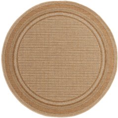 Kusový koberec Šnúrkový AR Adana Ramis Béžový (kruhový)