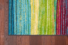 Kusový koberec Agnella Funky Top Dor Smaragdový