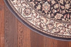 Kusový koberec Agnella Isfahan Itamar Antracitový (oválny)