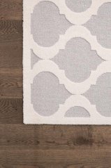 Kusový koberec Agnella Galaxy Phactra Sivý (s lemom)