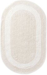 Kúpeľňový koberček Javo Cotton Natural (oválny)