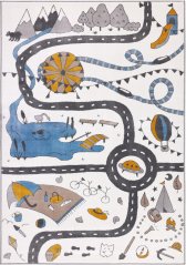 Kusový koberec Agnella Soft Ameria Granite/Granit