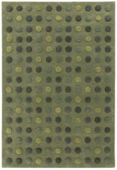 Kusový koberec Dotty Zelený