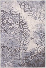 Kusový koberec Dywilan Moon Boho Strieborný