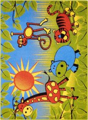 Kusový koberec Weltom Weliro Safari Zelený