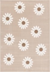 Kusový koberec FD Lida Stokroty Jasny Béžový