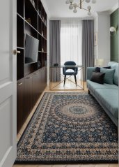 Kusový koberec Agnella Agnus Trubadur Granátový (s lemom)