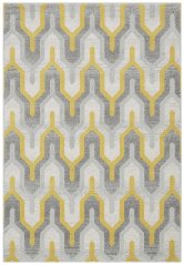 Kusový koberec Nova NV14 Geo Žltý