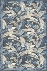 Kusový koberec Agnella Regius Marceline Modrý (s lemom)