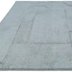Kusový koberec Tova Modrý