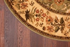 Kusový koberec Agnella Isfahan Olandia Olivový (oválny)